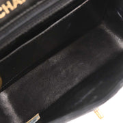 Chanel Black Lizard Mini Classic Square Flap Shoulder Bag 17 196410
