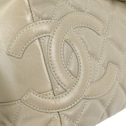 Chanel Off-white Calfskin Cambon Ligne Shoulder Bag 196414