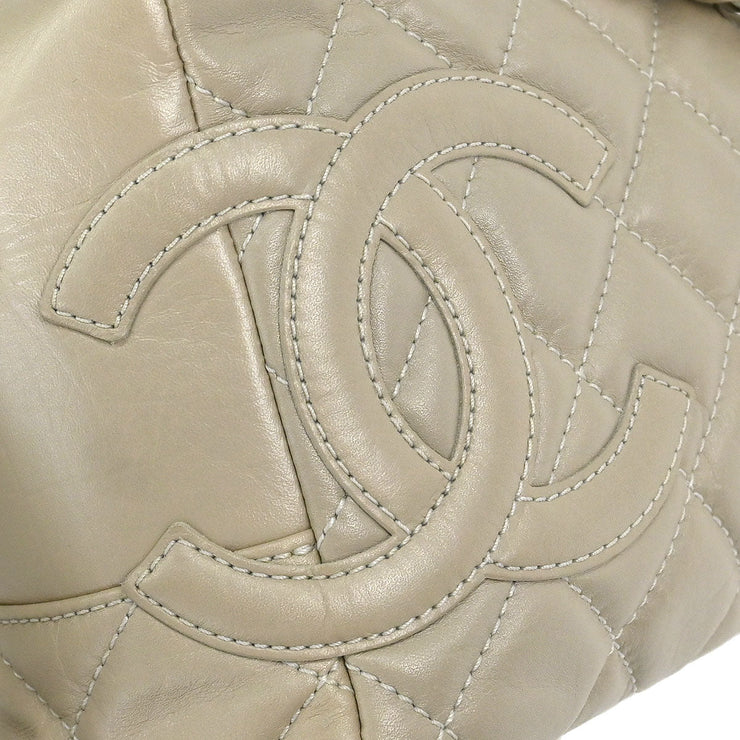 Chanel Off-white Calfskin Cambon Ligne Shoulder Bag 196414