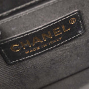 Boy Chanel Black Lambskin Camellia Small Chain Shoulder Bag 196416