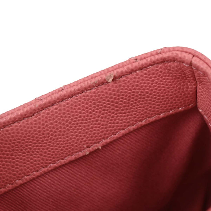 Chanel Pink Calfskin Coco Handle XS 2way Handbag 196418