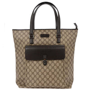 Gucci Beige PVC GG Tote Handbag 108832 203419 196420