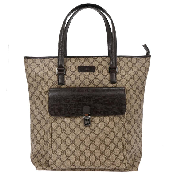Gucci Beige PVC GG Tote Handbag 108832 203419 196420