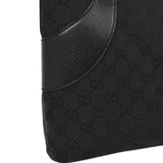 Gucci Black Canvas GG Tote Handbag 113015 001013 196421