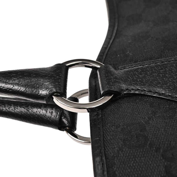 Gucci Black Canvas GG Tote Handbag 113015 001013 196421