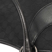 Gucci Black Canvas GG Tote Handbag 113015 001013 196421