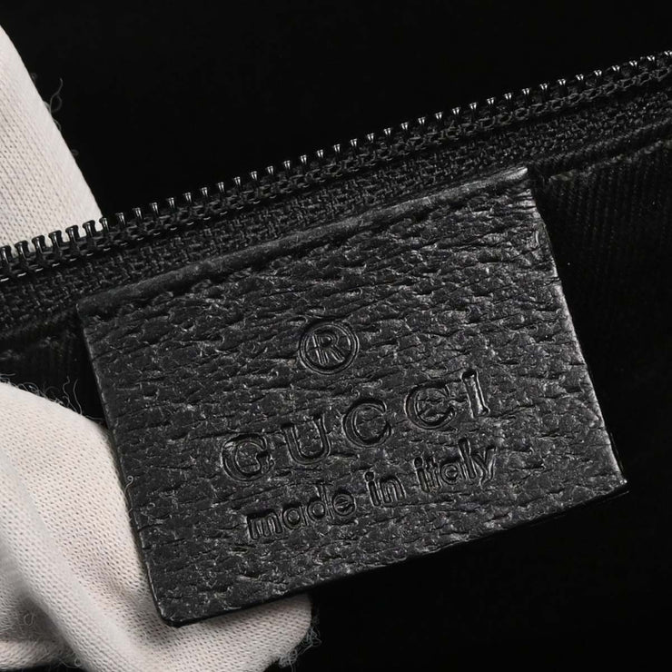 Gucci Black Canvas GG Tote Handbag 113015 001013 196421