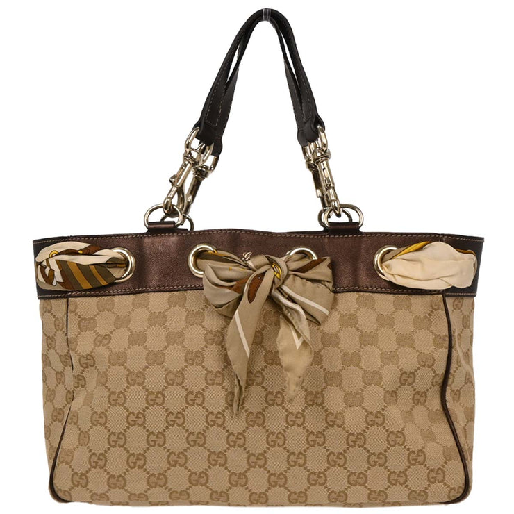 Gucci Beige GG Tote Handbag 162879 467891 196422