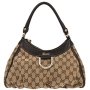 Gucci Beige GG Hobo Abbey D Ring Handbag 190525 001013 196423