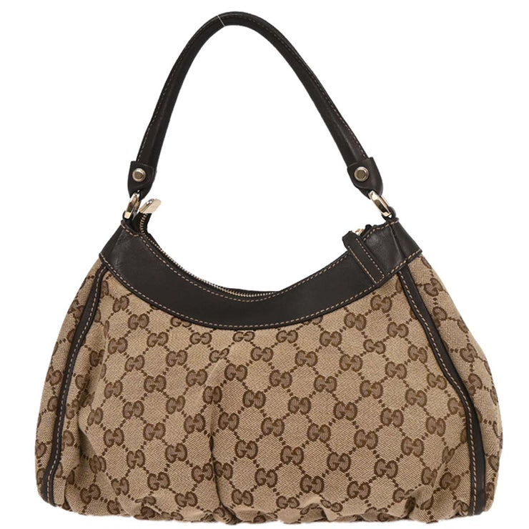 Gucci Beige GG Hobo Abbey D Ring Handbag 190525 001013 196423