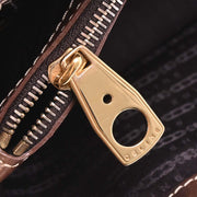 Celine Brown Leather Handbag GAS0/16 196424
