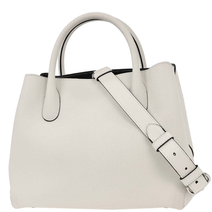 Christian Dior White Open Bar 2way Tote Bag 196425