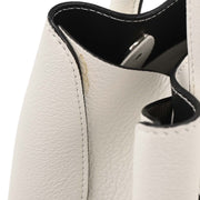 Christian Dior White Open Bar 2way Tote Bag 196425