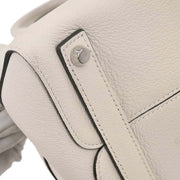 Christian Dior White Open Bar 2way Tote Bag 196425