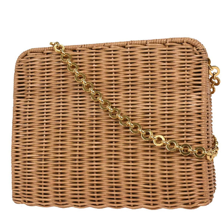Salvatore Ferragamo Beige Ratan Gancini Shoulder Bag DO-216175 196426