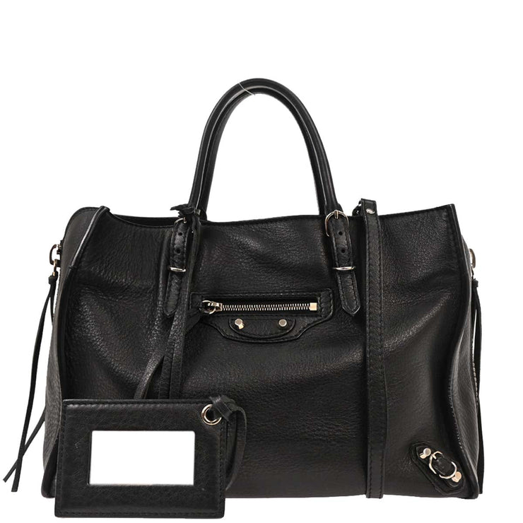 Balenciaga Black Papier A6 Tote Shoulder Bag 370926.1000.A.535269 196430