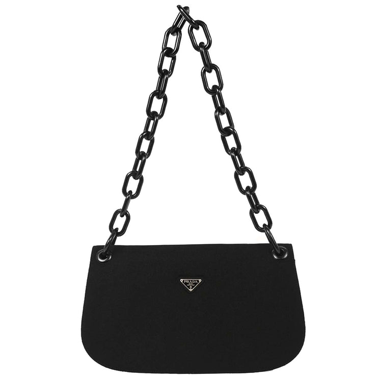 Prada Black Nylon Shoulder Bag 78 196432