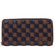 Louis Vuitton Blue Damier Payette Zippy Wallet N63172 CA1173 196438