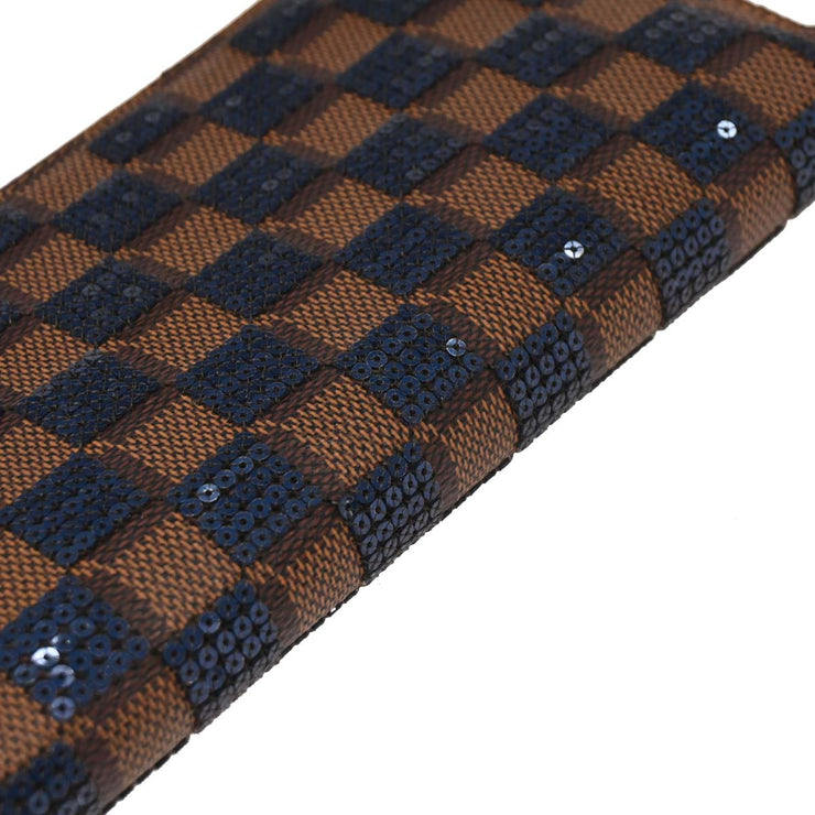 Louis Vuitton Blue Damier Payette Zippy Wallet N63172 CA1173 196438