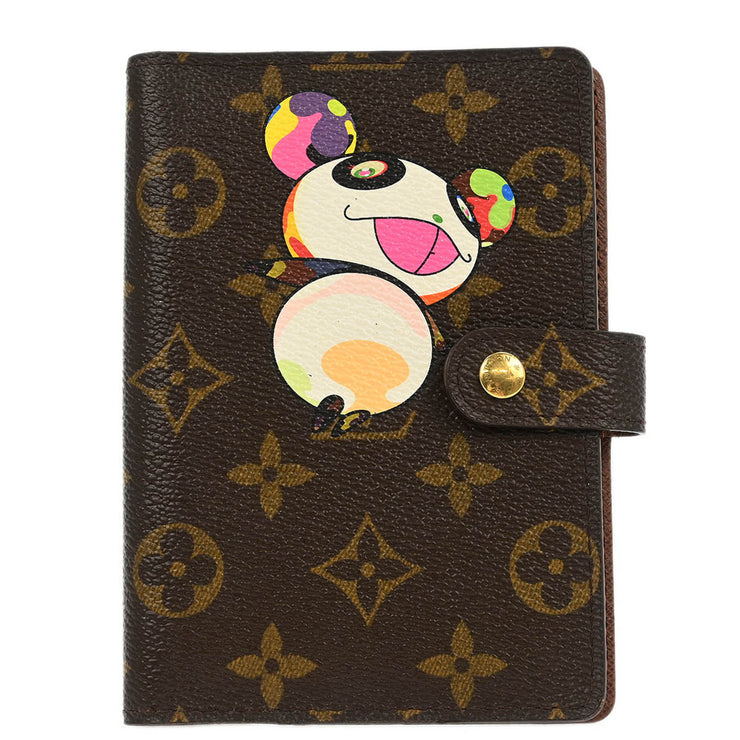 Louis Vuitton Monogram Panda Agenda PM Note Book Cover R20011 CA0094 196439