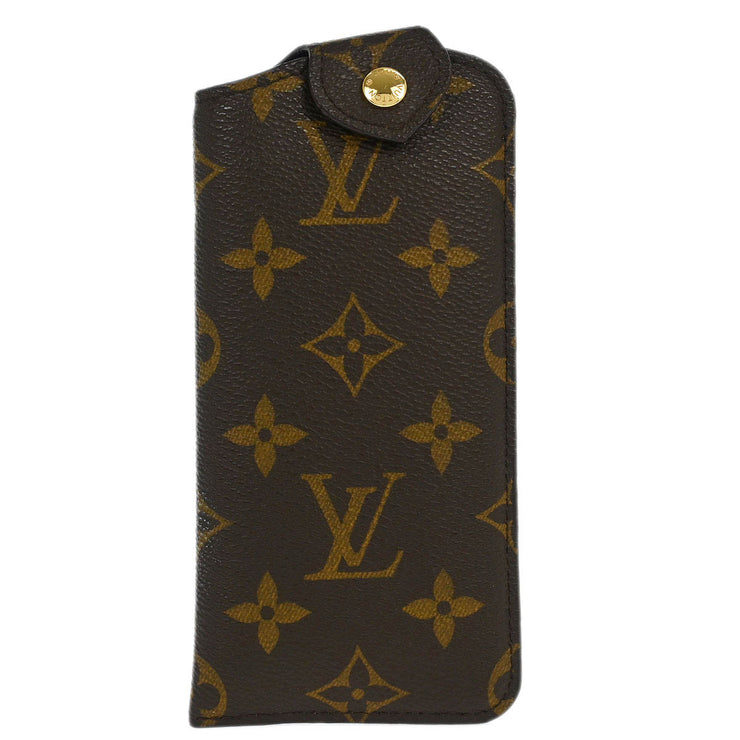 Louis Vuitton Monogram Etui Lunettes PM Glasses Case M66545 SN0028 196444