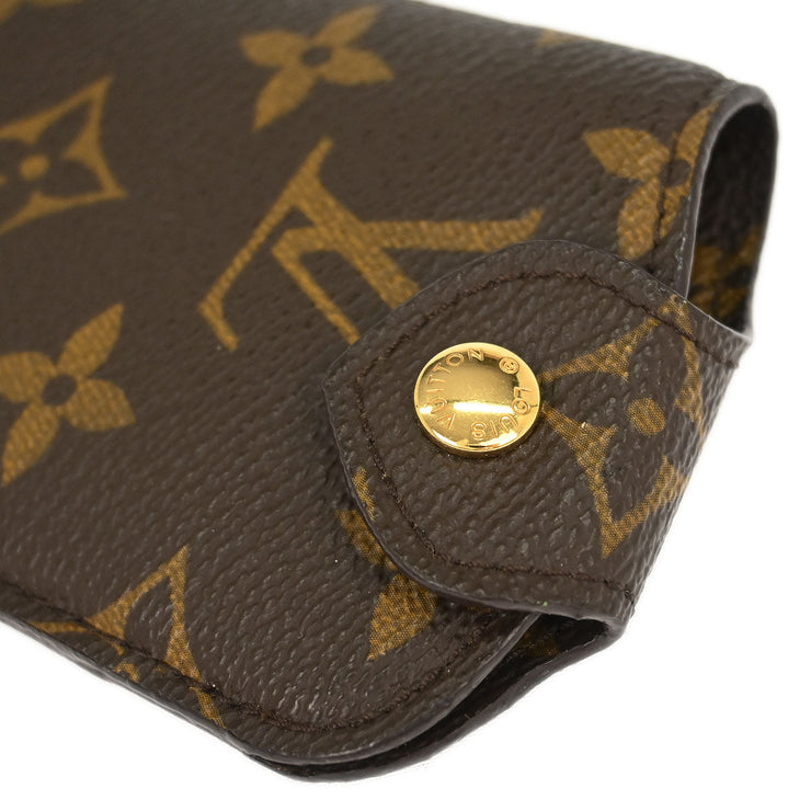 Louis Vuitton Monogram Etui Lunettes PM Glasses Case M66545 SN0028 196444