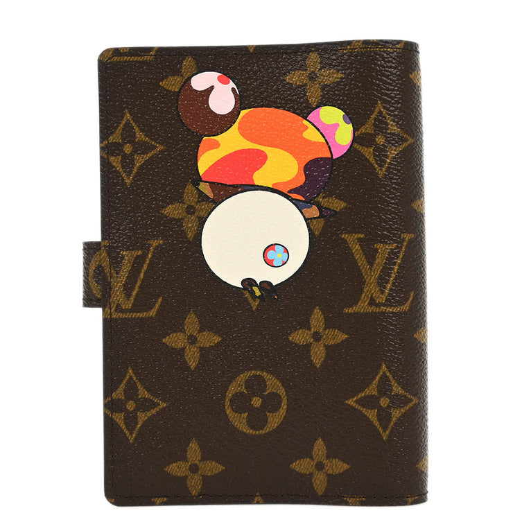Louis Vuitton Monogram Panda Agenda PM Note Book Cover R20011 CA0094 196446