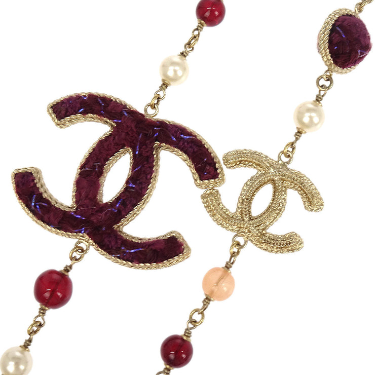 Chanel Chain Necklace Gold B13A 196453