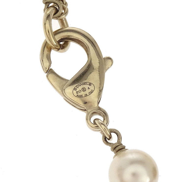 Chanel Chain Necklace Gold B13A 196453