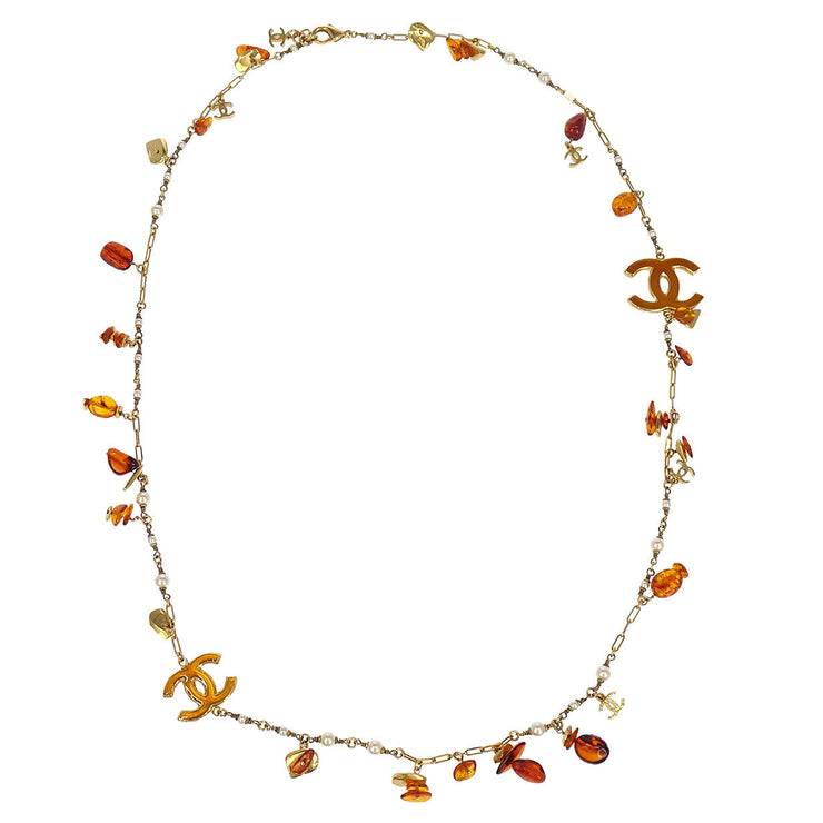 Chanel Chain Necklace Gold B11C 196455