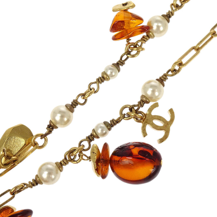Chanel Chain Necklace Gold B11C 196455