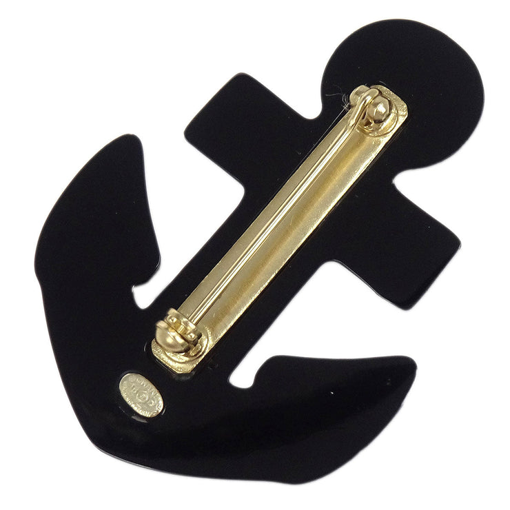 Chanel Brooch Pin Anchor Blue 18P 196456