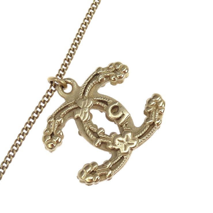 Chanel CC Chain Necklace Pendant Gold 06P 196463