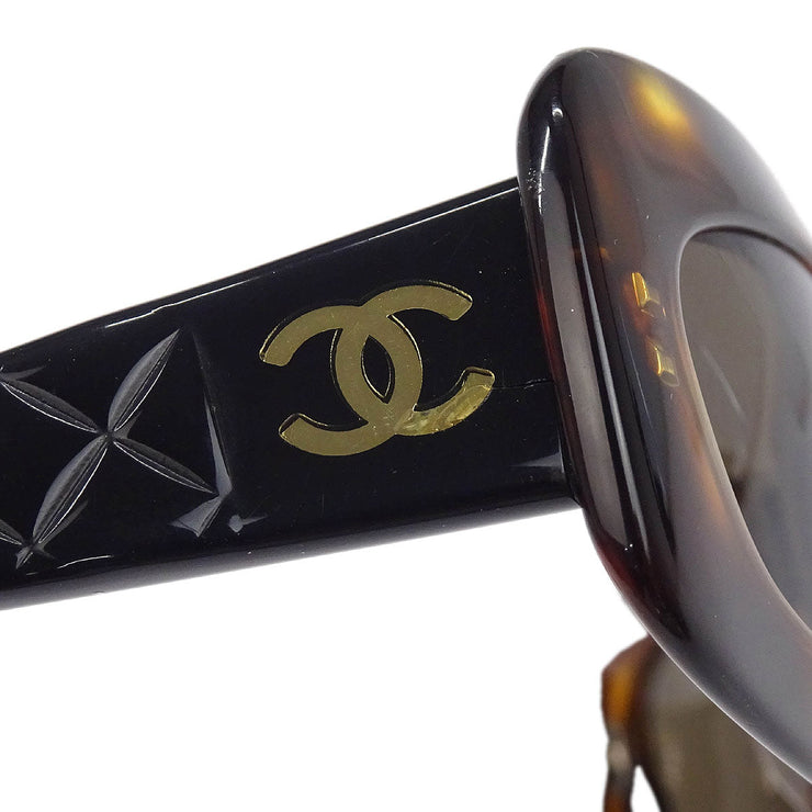 Chanel Sunglasses Eyewear Brown Small Good C323001 53 Square:19 196467
