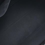 Chanel Black Beige Calfskin Featherweight Bowling Bag 196475