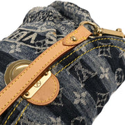 Louis Vuitton Blue Monogram Denim Mini Pleaty Raye Handbag M95333 SR1006 196476