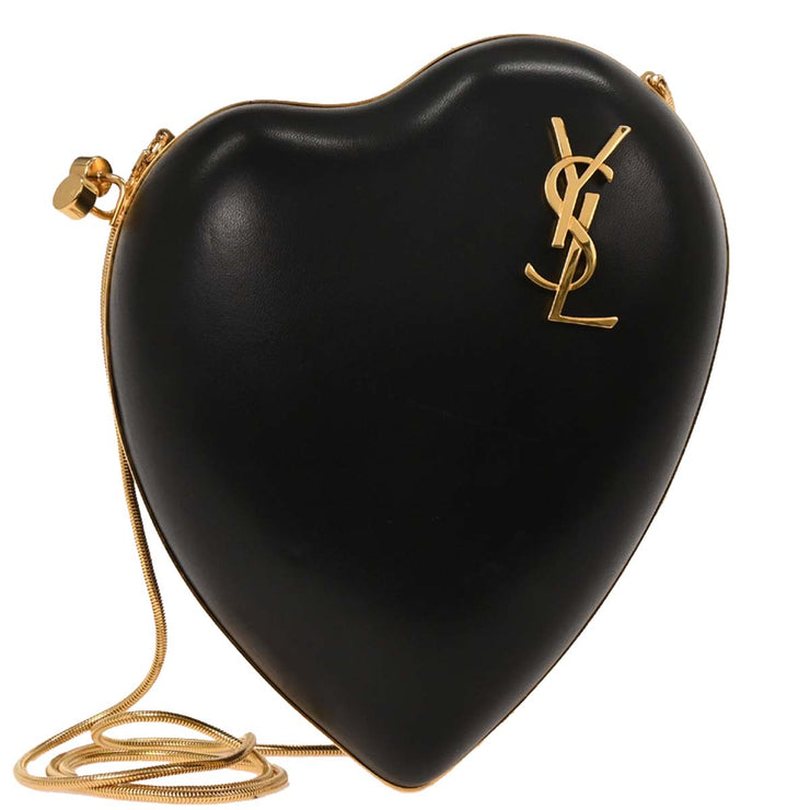 Saint Laurent Black Love Box Clutch Shoulder Bag BCI466212.0717 196480