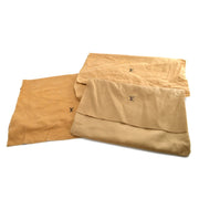 LOUIS VUITTON Dust Bag 10 Set Brown Beige 100% Cotton Authentic 123528