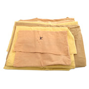 LOUIS VUITTON Dust Bag 10 Set Brown Beige 100% Cotton Authentic 175419