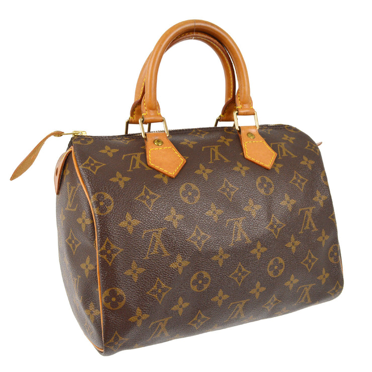 Louis Vuitton Monogram Speedy 25 Handbag M41528 VI0993 XX12216