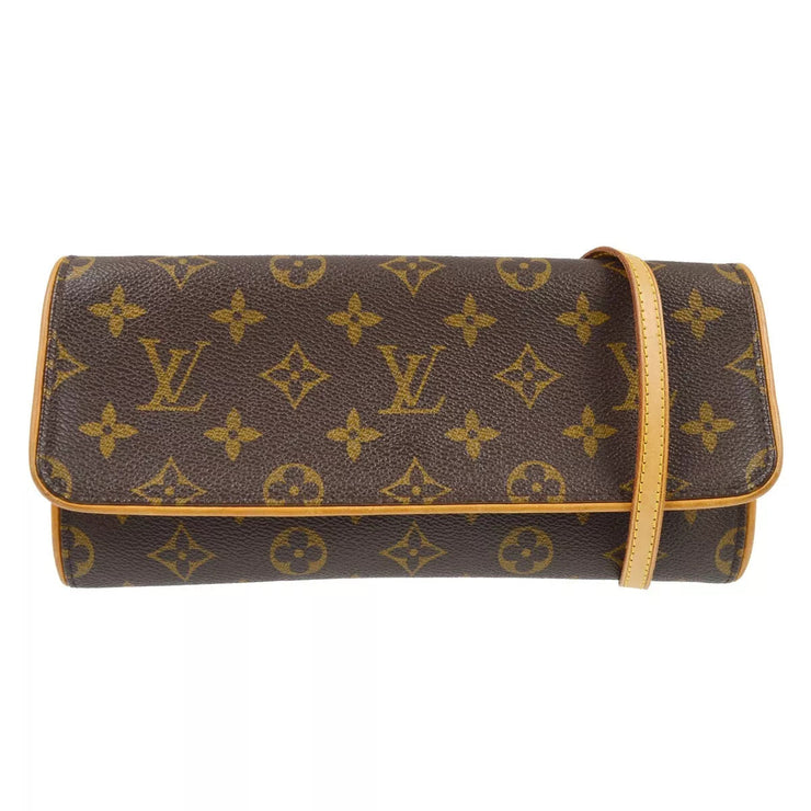 Louis Vuitton POCHETTE TWIN GM CROSSBODY BAG MONOGRAM M51852 CA0999 49627