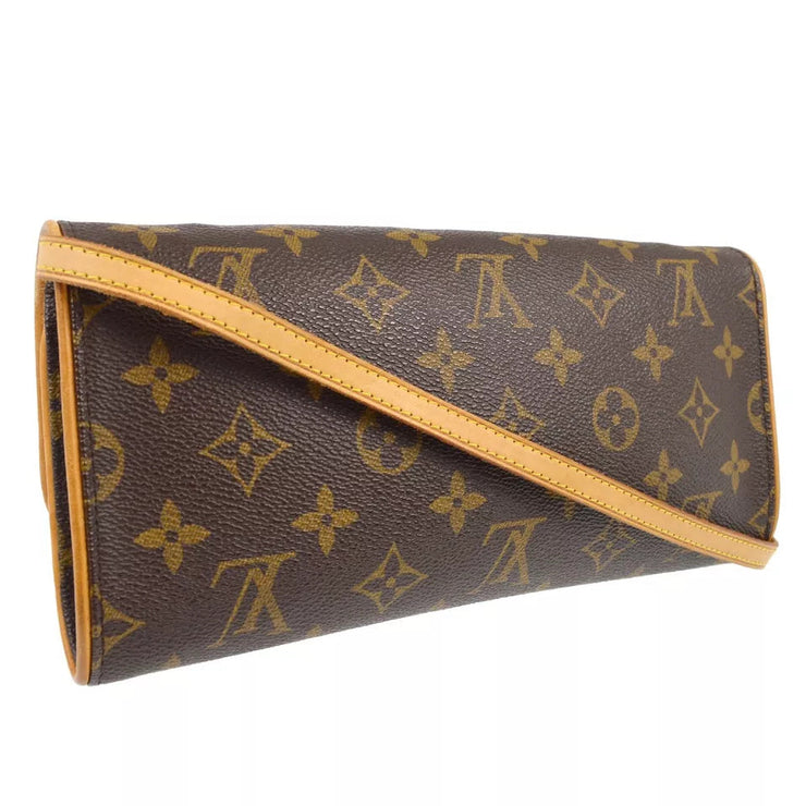 Louis Vuitton POCHETTE TWIN GM CROSSBODY BAG MONOGRAM M51852 CA0999 49627