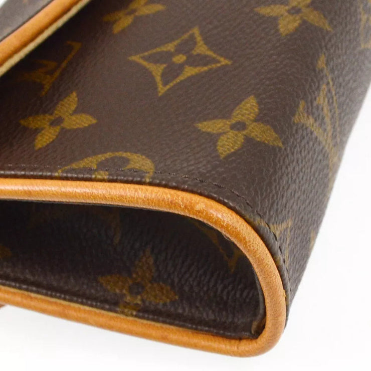 Louis Vuitton POCHETTE FLORENTINE BUM BAG #XS MONOGRAM M51855 FL1022 88448