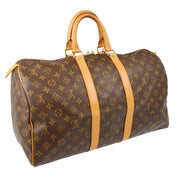 Louis Vuitton Monogram Keepall 45 Travel Duffle Handbag M41428 FL1001 XX21121