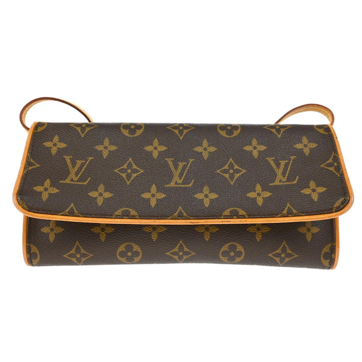 Louis Vuitton Monogram Pochette Twin GM Crossbody Bag M51852 SD1929 XX28489