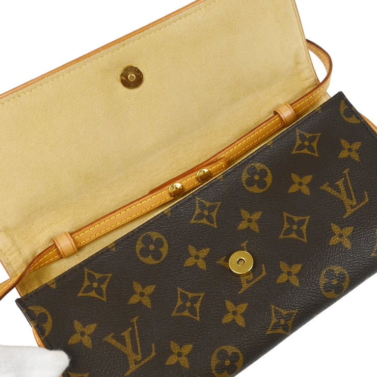 Louis Vuitton Monogram Pochette Twin GM Crossbody Bag M51852 SD1929 XX28489
