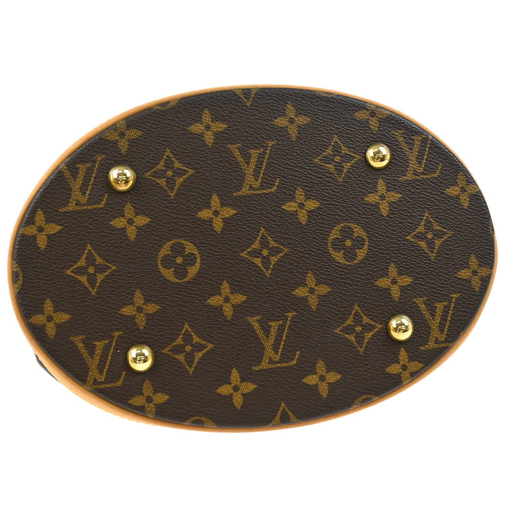Louis Vuitton Monogram Bucket PM Tote Bag M42238 FL0075 XX28612