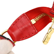 Louis Vuitton Red Epi Pochette Accessoires Pouch Handbag M52947 AR0031 XX29447