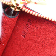 Louis Vuitton Red Epi Pochette Accessoires Pouch Handbag M52947 AR0031 XX29447