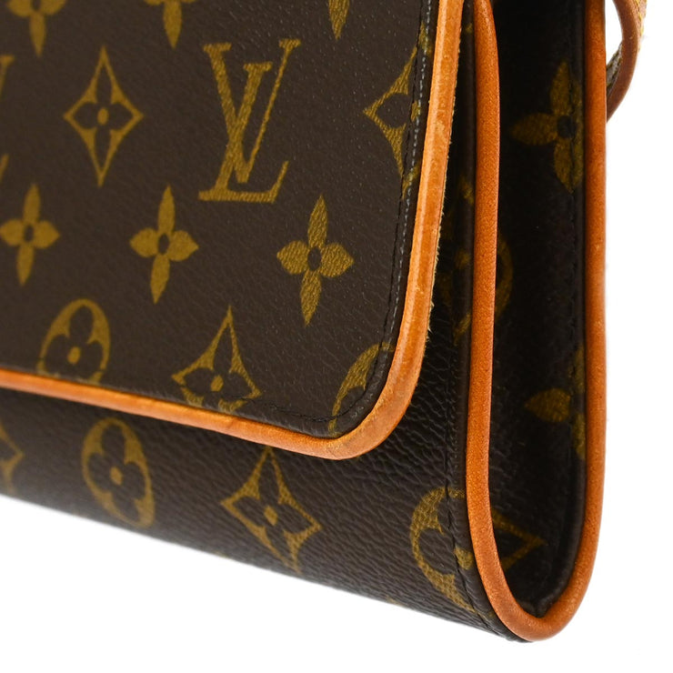 Louis Vuitton Monogram Pochette Twin GM Crossbody Bag M51852 FL0093 XX30649